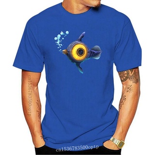 [S-5XL] ใหม่ เสื้อยืดลําลอง ผ้าฝ้าย แขนสั้น คอกลม พิมพ์ลาย Subnautica Peeper แฟชั่นฤดูร้อน สําหรับผู้ชาย