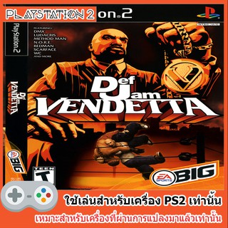 แผ่นเกมส์ PS2 - Def Jam Vendetta