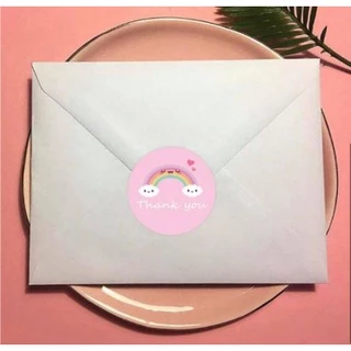 ll ลายเยอะ สต้อคแน่น ร้านคนไทย ll Sticker Thank You สติ๊กเกอร์ขอบคุณ ติดขนม ติดกล่อง ถุงขนม เพิ่มมูลค่าสินค้า ลายเยอะมาก