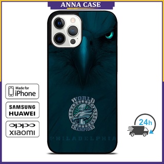 เคสโทรศัพท์มือถือ ลาย Philadelphia Eagles World Champion สําหรับ iPhone 14 Pro Max 13 Pro Max Samsung Galaxy Note10+ S21Ultra