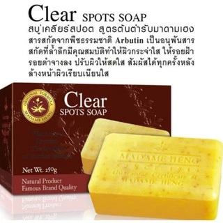 มาดามเฮง สบู่เคลียร์สปอต Clear Spots Soap Original Formula of Madame Heng 250g. x 1pcs.