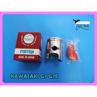 KAWASAKI G7 G7E PISTON size 0.50 with PISTON PIN SET "JAPAN MADE"  // ลูกสูบ ขนาด 0.50 พร้อม สลักลูกสูบ