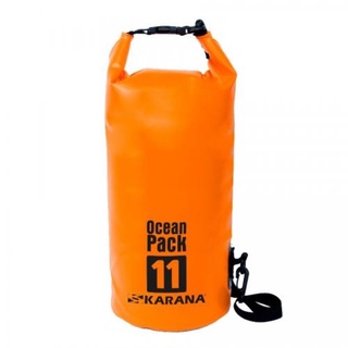 ถุงกันน้ำ 11 ลิตร DRY BAG KARANA 11 LITE สายเดินป่า ลุยน้ำ ลุยฝนหายห่วง กันน้ำ 100%