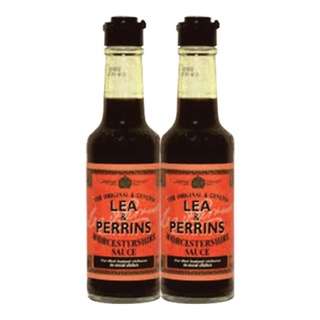 พร้อมส่ง! ลีแอนด์เพอร์รินส์ ซอสเปรี้ยว 150 มล. x 2 ขวด Lea&amp;Perrins Worcestershire Sauce 150 ml x 2 Bottles