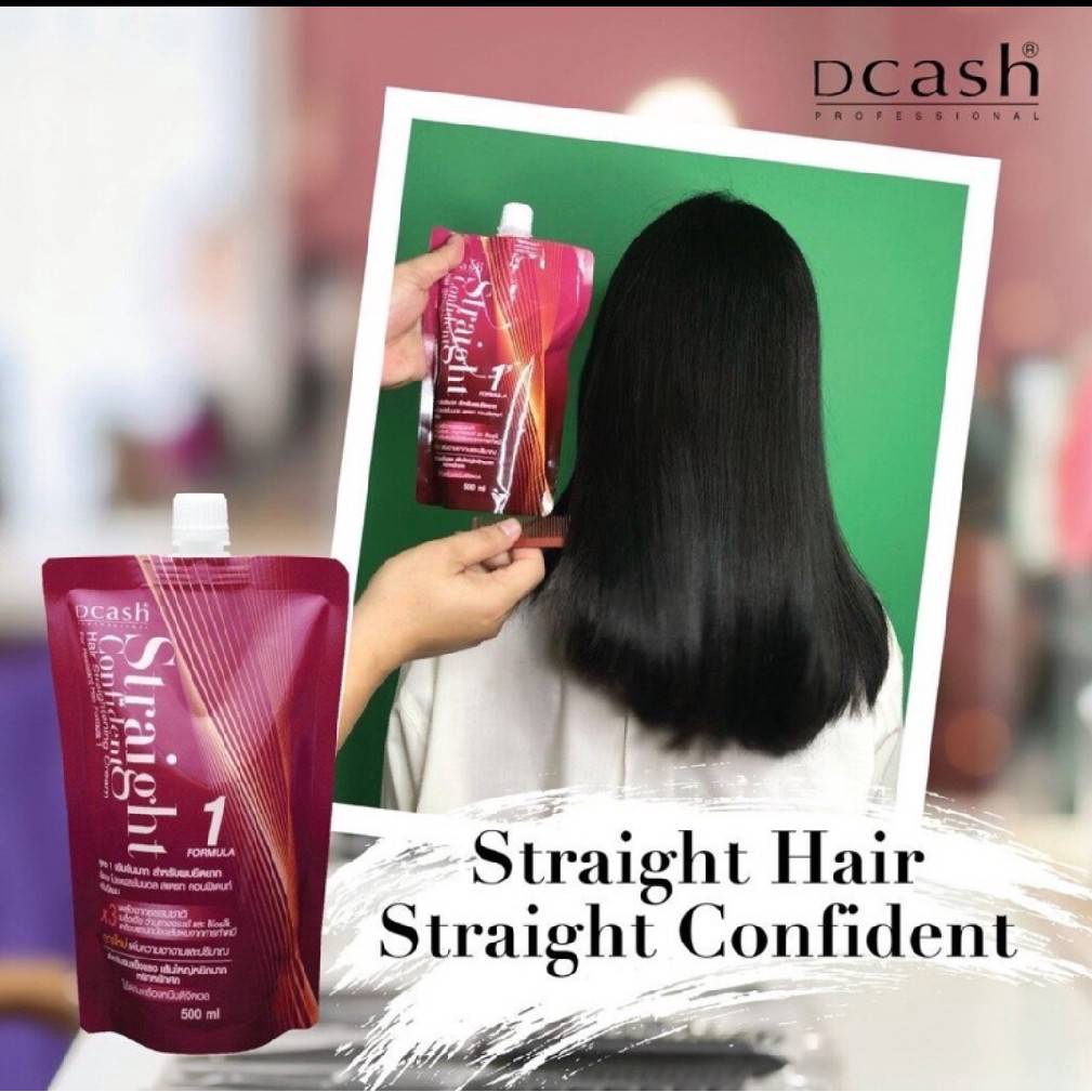 ** ใหม่ **ครีมยืดผมดีแคช แบบถุง 400ml. Dcash Straight Confident Hair Straightening ครีมยืดเคราติน - รูปที่ 4