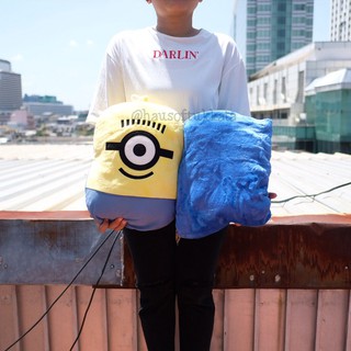 หมอนผ้าห่ม Minion มินเนี่ยน Carl คาร์ล 13นิ้ว (100x150cm) Minions มินเนียน Despicable Me