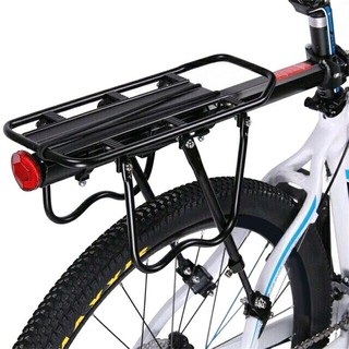 ตะแกรงท้ายจักรยาน อาน เบาะหลังจักรยานอลูมิเนียม Bicycle Luggage Carrier Cargo Rear Rack Shelf Cycling Seatpost Bag