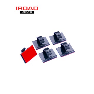 IROAD 3M CABLE CLIP คลิปเก็บสายไฟอย่างดี ตัวจัดระเบียบสายไฟในรถ สำหรับกล้องติดรถยนต์ แบบ 5 ชิ้น