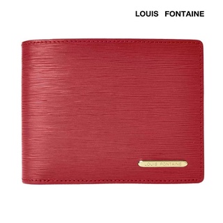 Louis Fontaine กระเป๋าสตางค์พับสั้น รุ่น GEMS - สีแดง ( LFW00116 )