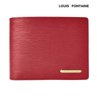 Louis Fontaine กระเป๋าสตางค์พับสั้น รุ่น GEMS - สีแดง ( LFW0011 )