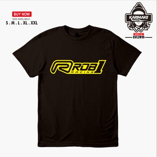 เสื้อยืดผ้าฝ้ายพิมพ์ลายแฟชั่น เสื้อยืด พิมพ์ลายโลโก้รถยนต์ Rob1 Racing