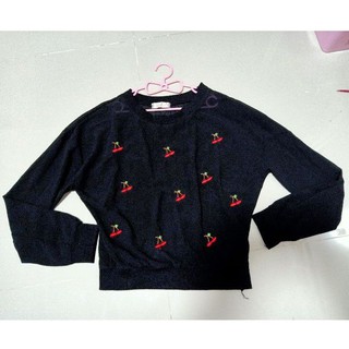 เสื้อปักเขอรี่น่ารัก ผ้าชีฟองเนื้อดี