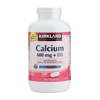 KIRKLAND Signature™ Calcium 600 mg + D3, 500 Tablets