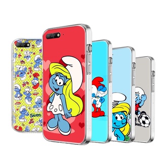 เคสใส แบบนิ่ม ลายการ์ตูน Smurfs WI-137 สําหรับ LG K8 K9 K10 K11 K12 Prime K22 K40 K40S K42 Max K50 K50S K52 K62 Q52 Q60 Plus