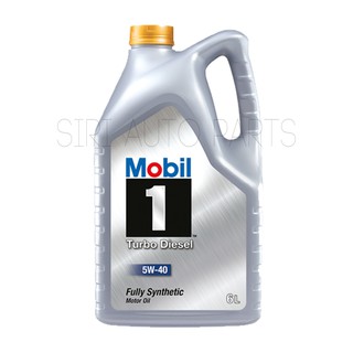 น้ำมันเครื่องสังเคราะห์แท้ Mobil1 5W-40 Turbo Diesel จำนวน 6 ลิตร