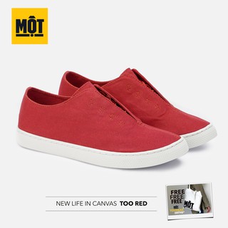 MOT รองเท้าผ้าใบผู้หญิง  รุ่น New Life in Canvas Too Red (WOMEN)