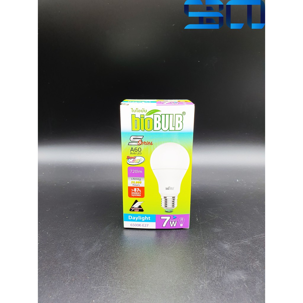 Biobulb หลอดบับ LED 7W,9W  6500K แสง Daylight