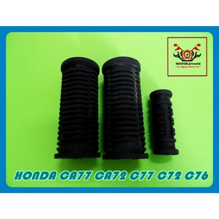 HONDA CA77 CA72 C77 C72 C76 FRONT REST PEG RUBBER &amp; KICK STARTER RUBBER SET // ยางพักเท้าหน้า พร้อม ยางคันสตาร์ท