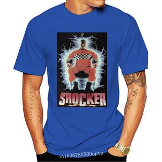 เสื้อยืดชาย เสื้อวินเทจชาย เสื้อแฟชั่นผญ sexy - ใหม่ Shocker 1989 ภาพยนตร์โปสเตอร์เสื้อยืด เสื้อยืด