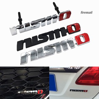 Nismo สติ๊กเกอร์โลหะสําหรับติดตกแต่งรถยนต์