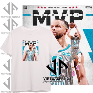 เสื้อสีขาว - สตีเฟ่น แกงเสื้อออลสตาร์ MVP กราฟฟิค - เสื้อยืด UNISEX#nba