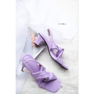 (ลดเพิ่ม 65.- ใส่โค๊ด 22IN9T) ส่งฟรี ! รองเท้า Special fluffy รุ่น INT007 # Purple