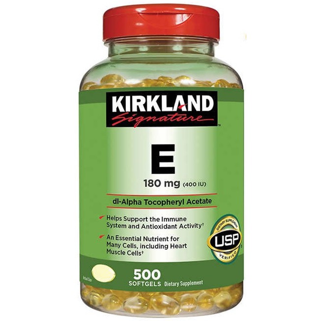 Kirkland Signature Vitamin E 180 mg., 500 Softgels