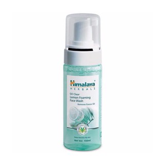 (โฟมล้างหน้าคุมมัน) Himalaya Lemon Foaming Face Wash 150 ml.