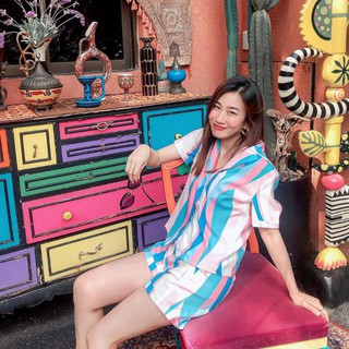 Set148 Sweet graghy shorts set
