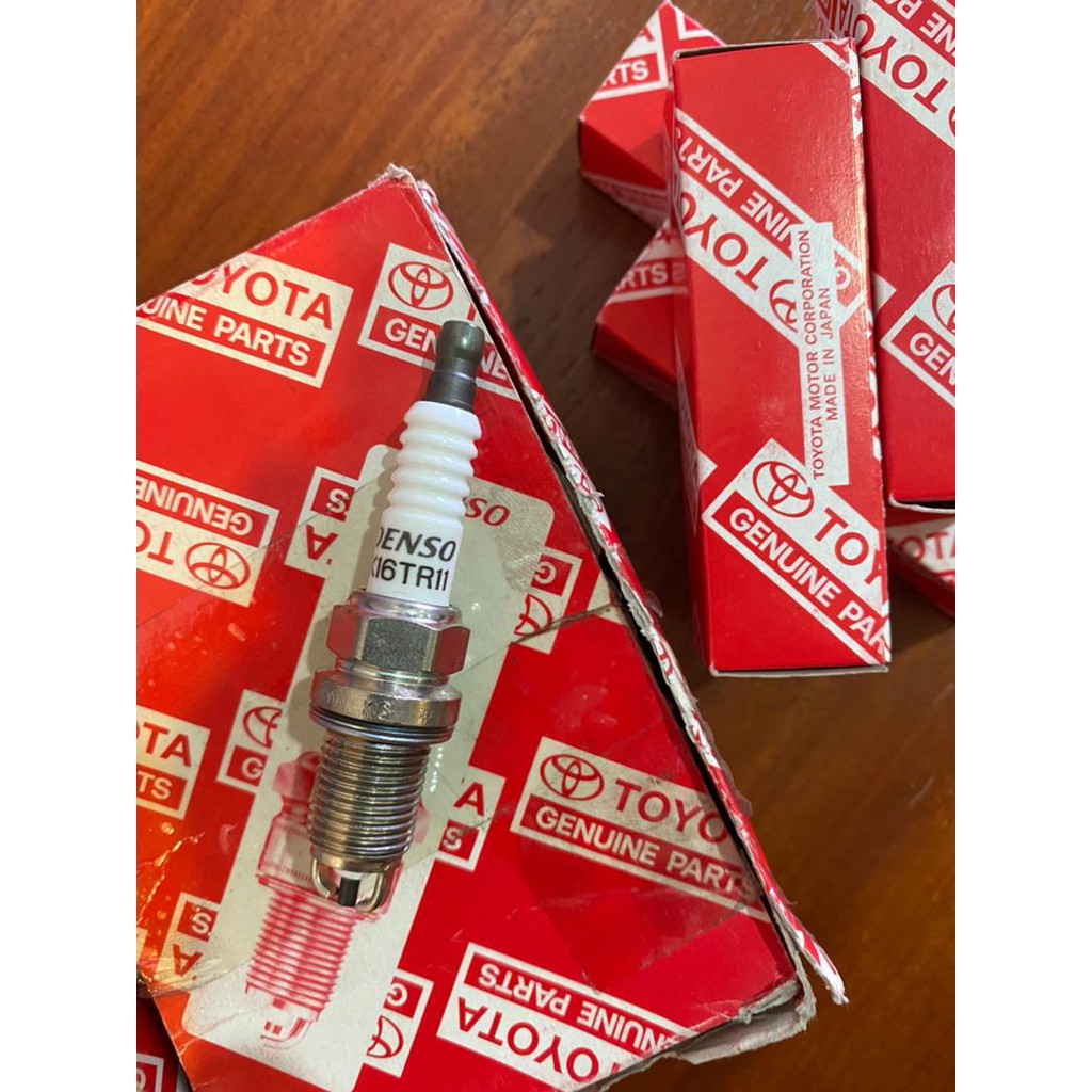 (1 ชิ้น - ญี่ปุ่น) TOYOTA 4RUNNER T100 TACOMA TUNDRA, PRADO SPARK PLUG - [90919-01192, K16TR11]