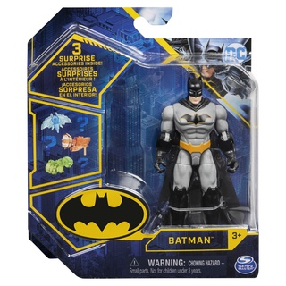 [ใช้ 2 โค้ดลดเพิ่ม] Batman 4" Figures Full Asst ของเล่น เพลย์เซ็ต แบทแมน มาพร้อมอุปกรณ์เล่น 3 ชิ้น ในกล่อง