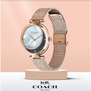 COACH รุ่น14503766 34mm นาฬิกาข้อมือผู้หญิง นาฬิกาcoach สายสแตนเลส นาฬิกาข้อมือผู้หญิงของแท้100% นาฬิกาแบรนด์เนม C032