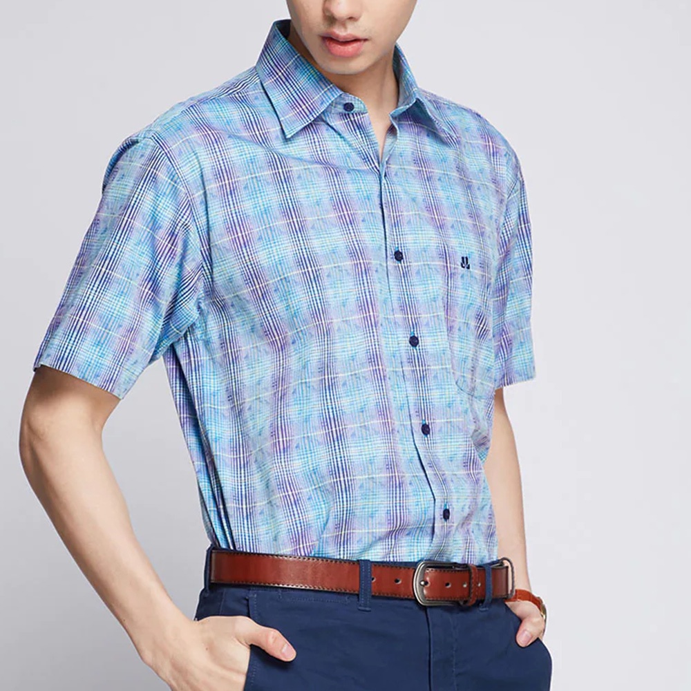 John Langford เสื้อเชิ้ตแขนสั้น รุ่น 015-087-74