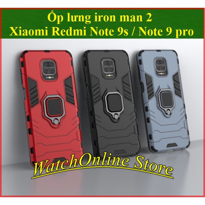 เคส Ironman 2 สําหรับ Xiaomi Redmi Note 9s / Redm Note 9s / Note 9 pro