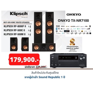 ONKYO TX-NR7100+Klipsch RP-8000F II+Klipsch RP-500C II+Klipsch RP-500M II