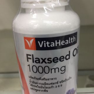 VitaHealth Flaxseed Oil 1000mg 60 เม็ด พร้อมส่ง