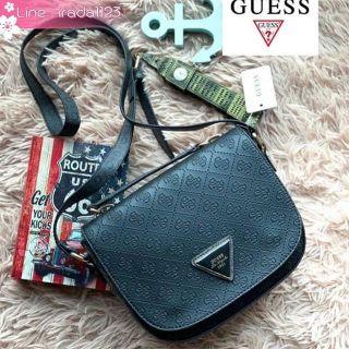 GUESS LOGO EMBOSSED  CROSSBODY BAG  ของแท้ ราคาถูก