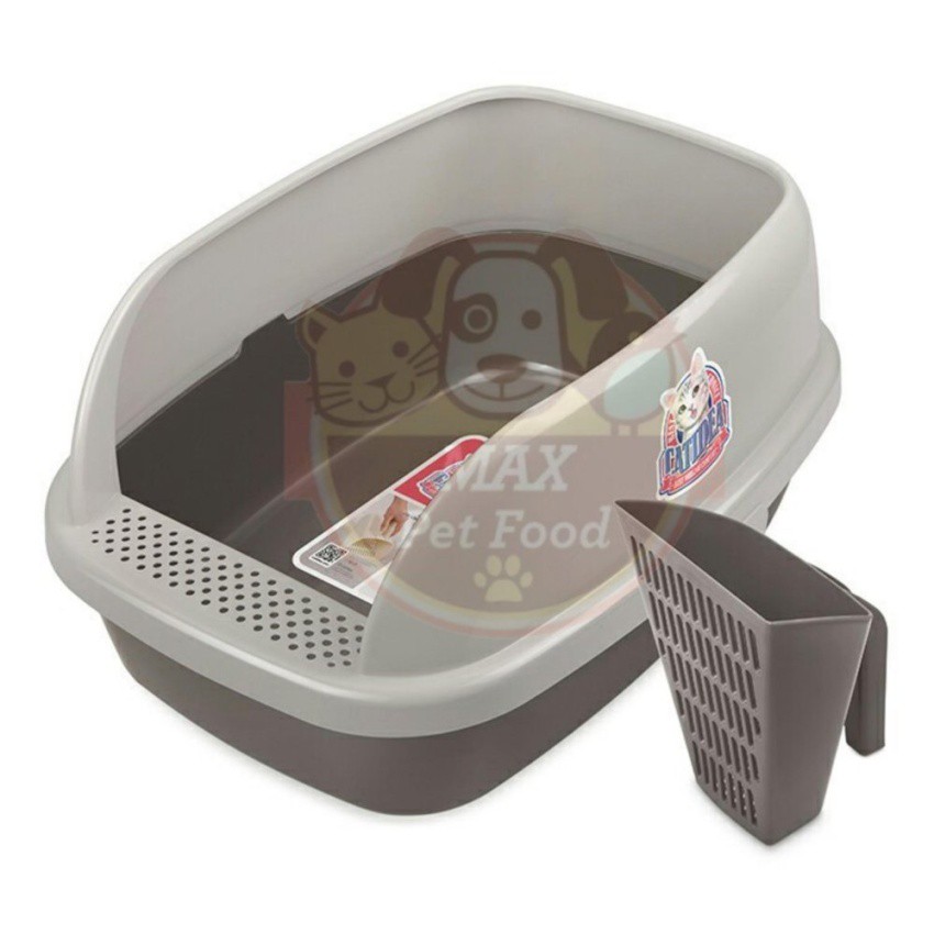 Catidea (CL211) ห้องน้ำแมว รุ่น Big Bread XL ขนาด 64x47x25 Cm.​ 1 ชุด