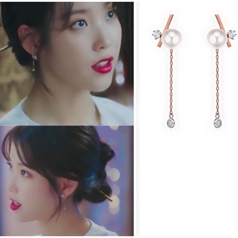 ต่างหูยาว hotel del Luna มุกงาน 1:1