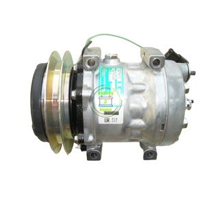 คอมแอร์ ซันเด้น 7H13 โกเบลโก้ รุ่น6(S8947)ใหม่24V Compressor SANDEN KOBELCO