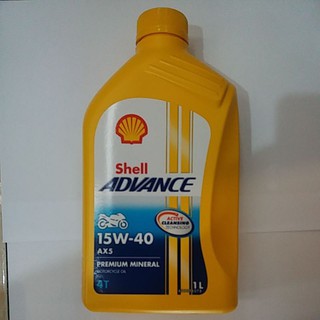 น้ำมันเครื่อง.4T SHELLADVANCE AX5 1L