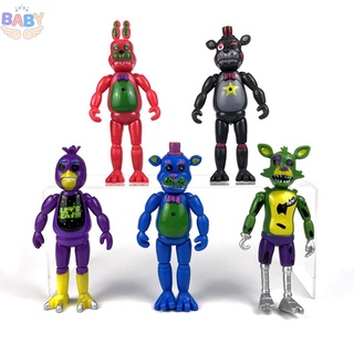 ฟิกเกอร์ PVC รูปหมีเท็ดดี้ Five Nights at Midnight Fnaf 5 ชิ้น Shopcyc0338