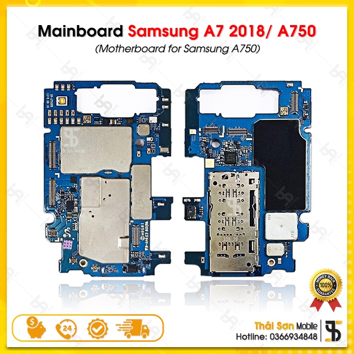 หลัก Samsung A750 / A7 2018 Zin Peel Off อุปกรณ์ - เมนบอร์ด / เมนบอร์ดโทรศัพท์ Samsung Galaxy ฟังก์ช