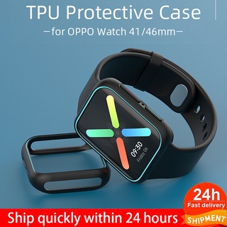 เคส Tpu กันกระแทก สำหรับ Oppo Watch ขนาด 41 / 46 มม.