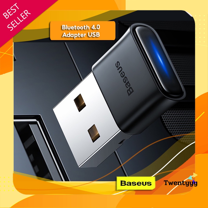 พร้อมส่ง⭐️ถูก/แท้⭐️Baseus ตัวรับ/ตัวส่ง สัญญาณ Bluetooth 4.0 จากคอมพิวเตอร์ Notebook PS4 Bluetooth 4