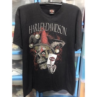 เสื้อยืดผ้าฝ้ายพิมพ์ลายขายดี เสื้อยืดHarleyDavidsonลิขสิทธิ์แท้mexico