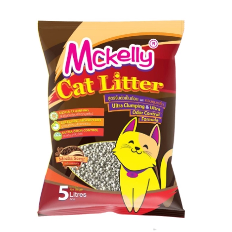 ทรายแมว Mckelly กลิ่นมอคค่า