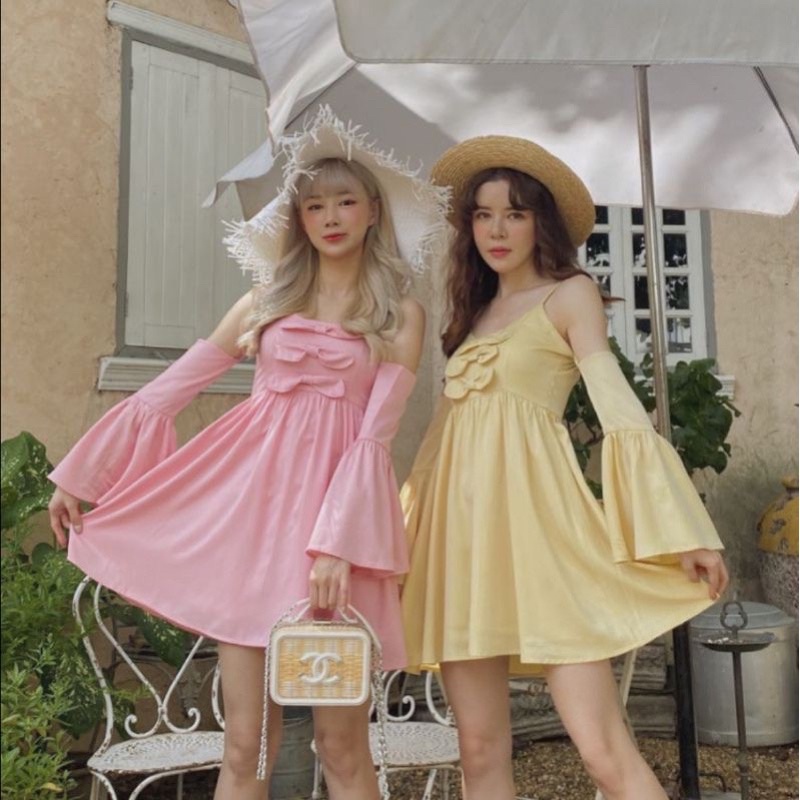 เดรส flat2112 สีชมพู