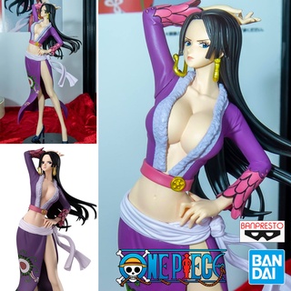 งานแท้ Original Bandai Banpresto One Piece วันพีซ เต็มพิกัดสลัดจอมลุย Boa Hancock โบอา แฮนค็อก องค์หญิงอสรพิษ ชุดสีม่วง