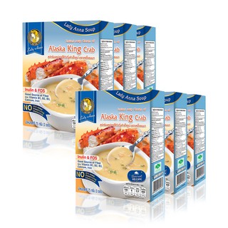 เลดี้แอนนา ซุป รสปูอลาสก้า Lady Anna Alaska King Crab Soup (6 กล่อง)